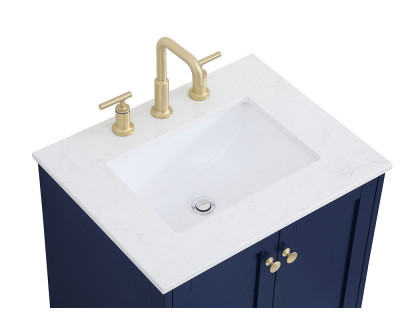 Elegant Bathroom Vanity - Blue (VF18024BL)