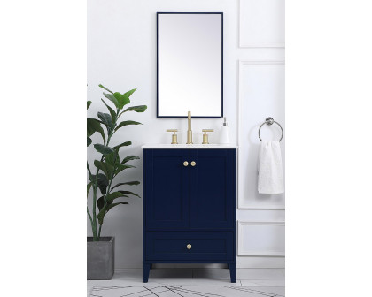 Elegant Bathroom Vanity - Blue (VF18024BL)