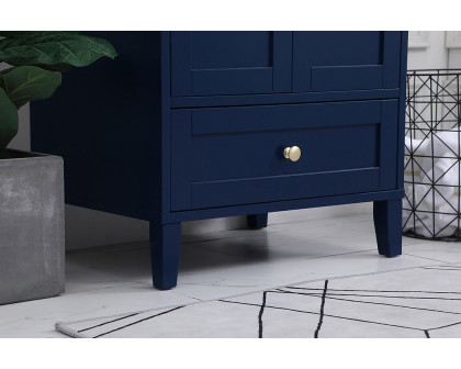 Elegant Bathroom Vanity - Blue (VF18024BL)