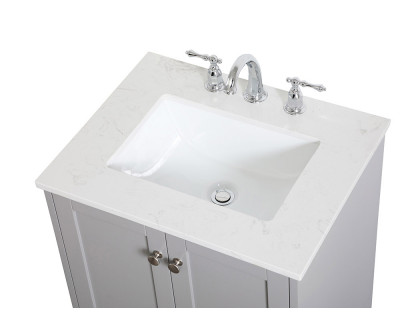 Elegant Bathroom Vanity - Gray (VF18024GR)