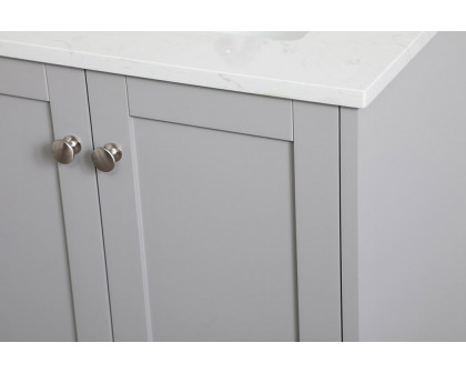 Elegant Bathroom Vanity - Gray (VF18024GR)