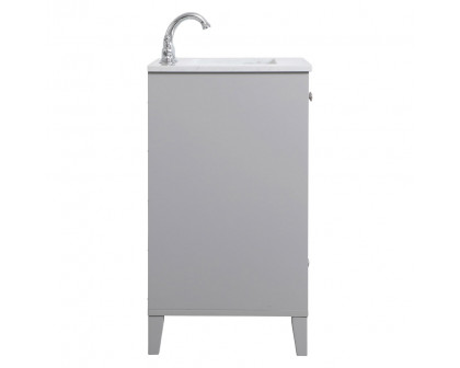 Elegant Bathroom Vanity - Gray (VF18024GR)