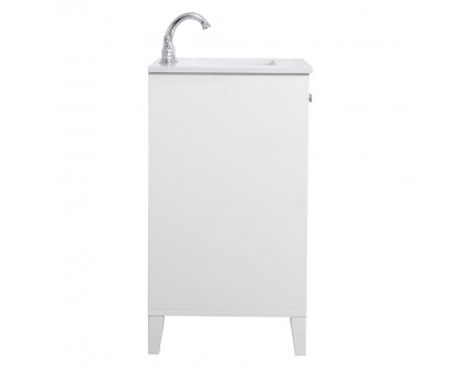 Elegant Bathroom Vanity - White (VF18024WH)