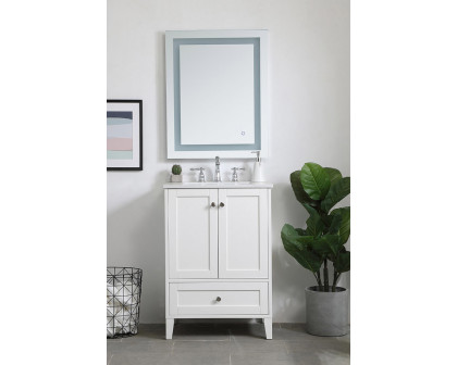 Elegant Bathroom Vanity - White (VF18024WH)