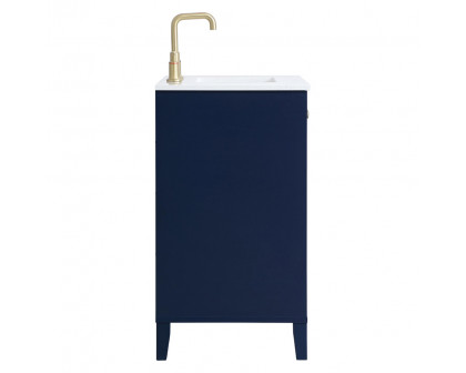 Elegant Bathroom Vanity - Blue (VF18030BL)