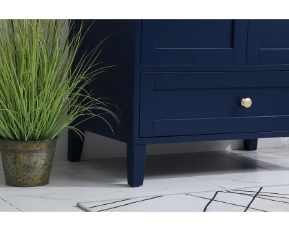 Elegant Bathroom Vanity - Blue (VF18030BL)