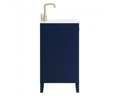 Elegant Bathroom Vanity - Blue (VF18030BL-BS)