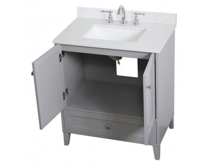 Elegant Bathroom Vanity - Gray (VF18030GR)