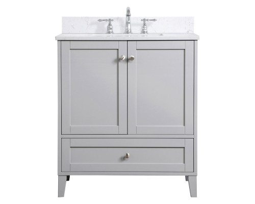 Elegant Bathroom Vanity - Gray (VF18030GR-BS)