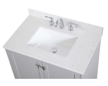 Elegant Bathroom Vanity - Gray (VF18030GR-BS)