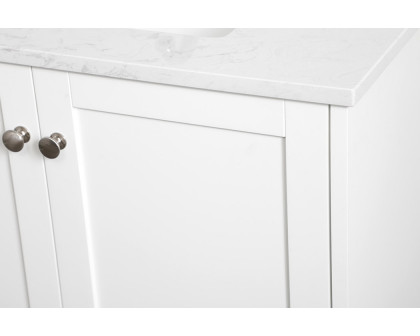 Elegant Bathroom Vanity - White (VF18030WH-BS)