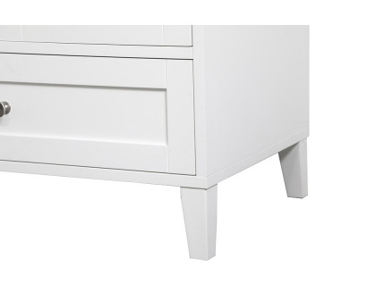 Elegant Bathroom Vanity - White (VF18030WH-BS)