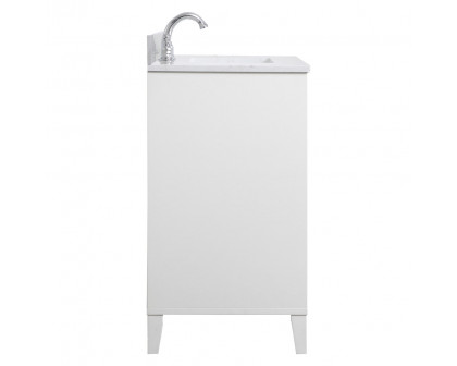 Elegant Bathroom Vanity - White (VF18030WH-BS)