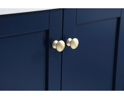 Elegant Bathroom Vanity - Blue (VF18036BL-BS)