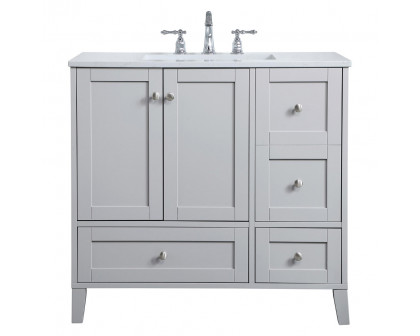 Elegant - Bathroom Vanity (PNT-VF18036)