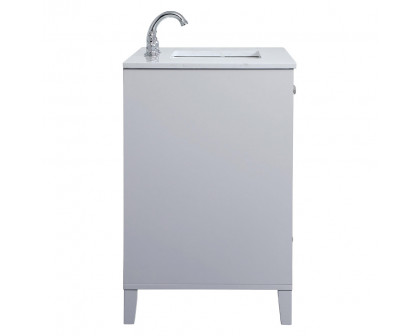 Elegant Bathroom Vanity - Gray (VF18036GR)