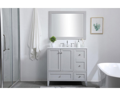 Elegant Bathroom Vanity - Gray (VF18036GR)