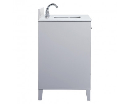 Elegant Bathroom Vanity - Gray (VF18036GR-BS)