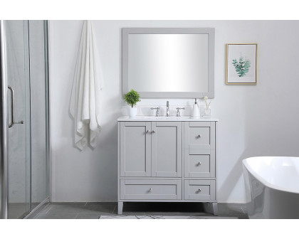 Elegant Bathroom Vanity - Gray (VF18036GR-BS)