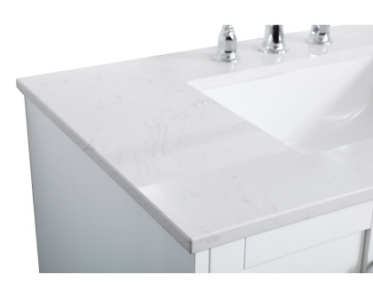 Elegant Bathroom Vanity - White (VF18036WH)