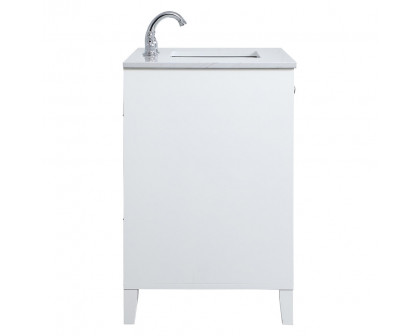 Elegant Bathroom Vanity - White (VF18036WH)