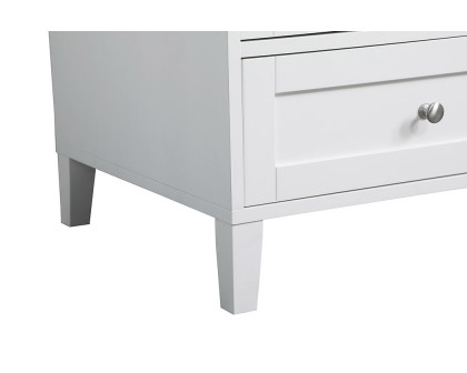 Elegant Bathroom Vanity - White (VF18036WH-BS)