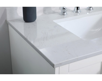 Elegant Bathroom Vanity - White (VF18036WH-BS)