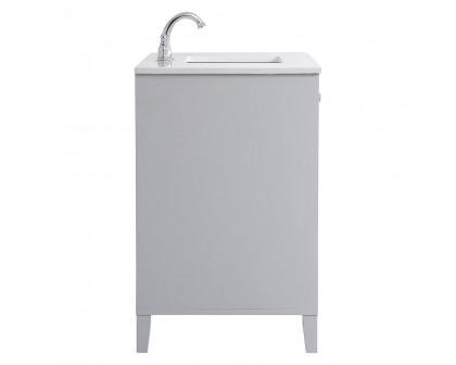 Elegant Bathroom Vanity - Gray (VF18042GR)