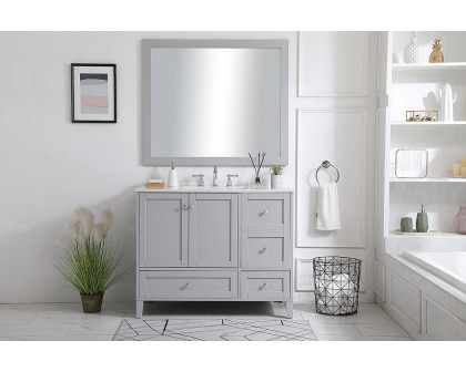 Elegant Bathroom Vanity - Gray (VF18042GR)