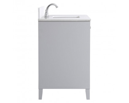 Elegant Bathroom Vanity - Gray (VF18042GR-BS)