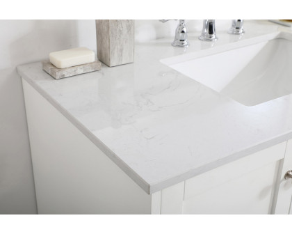 Elegant Bathroom Vanity - White (VF18042WH)