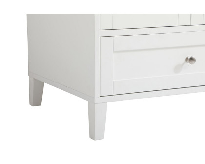 Elegant Bathroom Vanity - White (VF18042WH-BS)