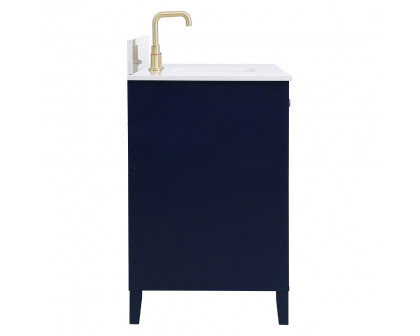 Elegant Bathroom Vanity - Blue (VF18048BL-BS)