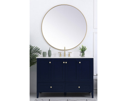 Elegant Bathroom Vanity - Blue (VF18048BL-BS)