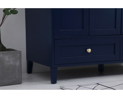 Elegant Bathroom Vanity - Blue (VF18048BL-BS)