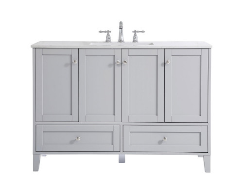 Elegant Bathroom Vanity - Gray (VF18048GR)