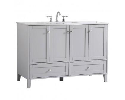 Elegant Bathroom Vanity - Gray (VF18048GR)