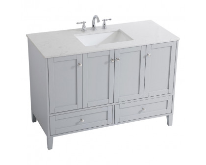 Elegant Bathroom Vanity - Gray (VF18048GR)