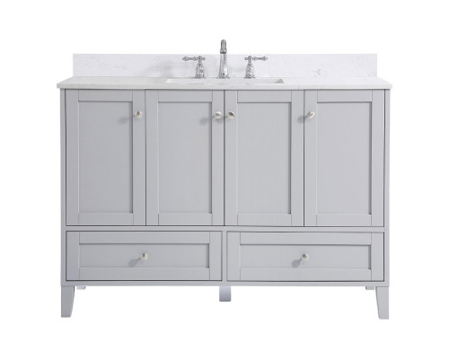 Elegant Bathroom Vanity - Gray (VF18048GR-BS)