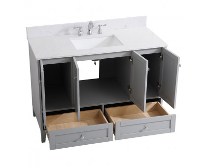 Elegant Bathroom Vanity - Gray (VF18048GR-BS)