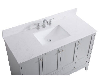 Elegant Bathroom Vanity - Gray (VF18048GR-BS)