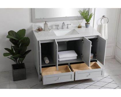 Elegant Bathroom Vanity - Gray (VF18048GR-BS)