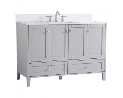 Elegant Bathroom Vanity - Gray (VF18048GR-BS)