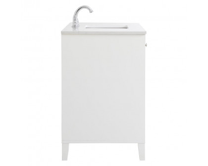 Elegant Bathroom Vanity - White (VF18048WH)