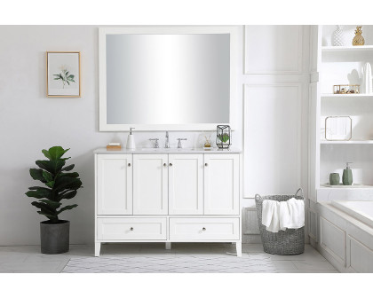 Elegant Bathroom Vanity - White (VF18048WH)