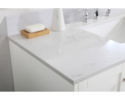 Elegant Bathroom Vanity - White (VF18048WH-BS)