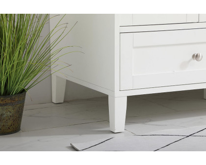 Elegant Bathroom Vanity - White (VF18048WH-BS)