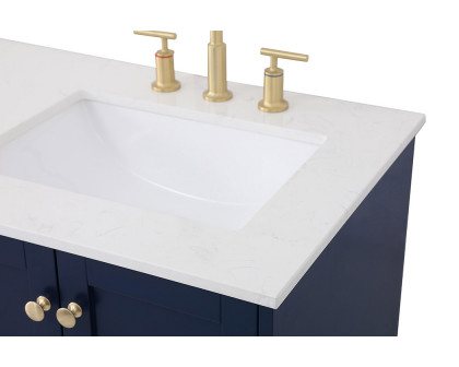 Elegant Bathroom Vanity - Blue (VF18060DBL)