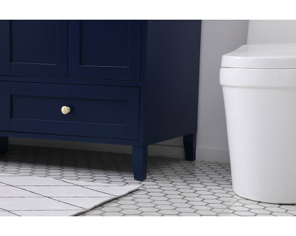 Elegant Bathroom Vanity - Blue (VF18060DBL)