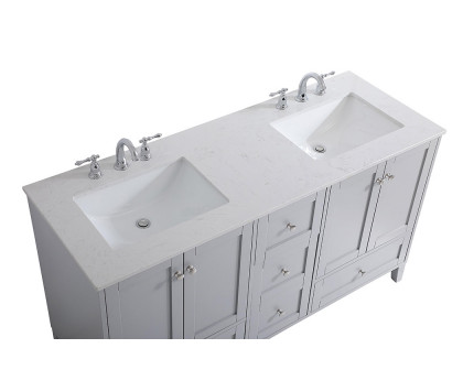 Elegant Bathroom Vanity - Gray (VF18060DGR)